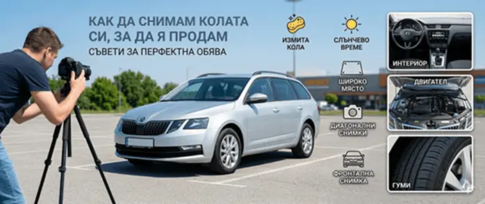 Как да снимам колата си, за да я продам бързо | Супер Хелп